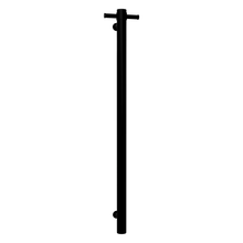 Load image into Gallery viewer, Single Round 900 Vertical Slimline Towel Rails