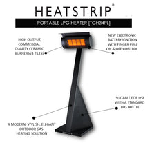 Load image into Gallery viewer, Portable Outdoor Gas Heater Specifications