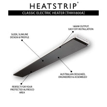 Load image into Gallery viewer, Out Door Infra Red Heater Black 1800 watts
