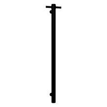 Load image into Gallery viewer, Single Round 900 Vertical Slimline Towel Rails