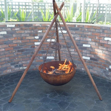 Load image into Gallery viewer, Tripod Fire Pit