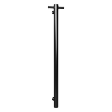 Load image into Gallery viewer, Single Round 900 Vertical Slimline Towel Rails