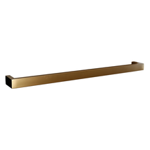 Load image into Gallery viewer, Single Square 600 Horizontal Slimline Towel Rails