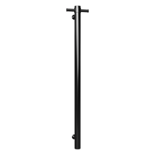 Load image into Gallery viewer, Single Round 900 Vertical Slimline Towel Rails