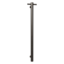 Load image into Gallery viewer, Single Round 900 Vertical Slimline Towel Rails