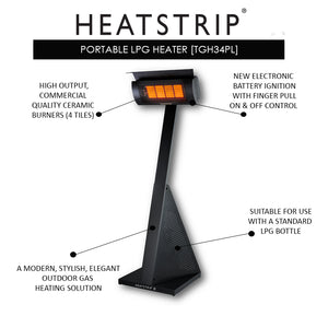 Portable Outdoor Gas Heater Specifications